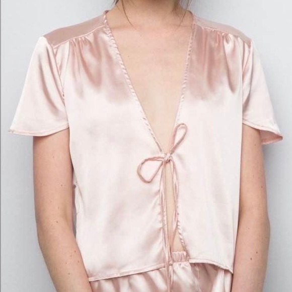 Brandy melville satin top xs - Picture 2 of 3